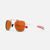 Randolph x Shelby - Aviator II - Bright Chrome & Redline