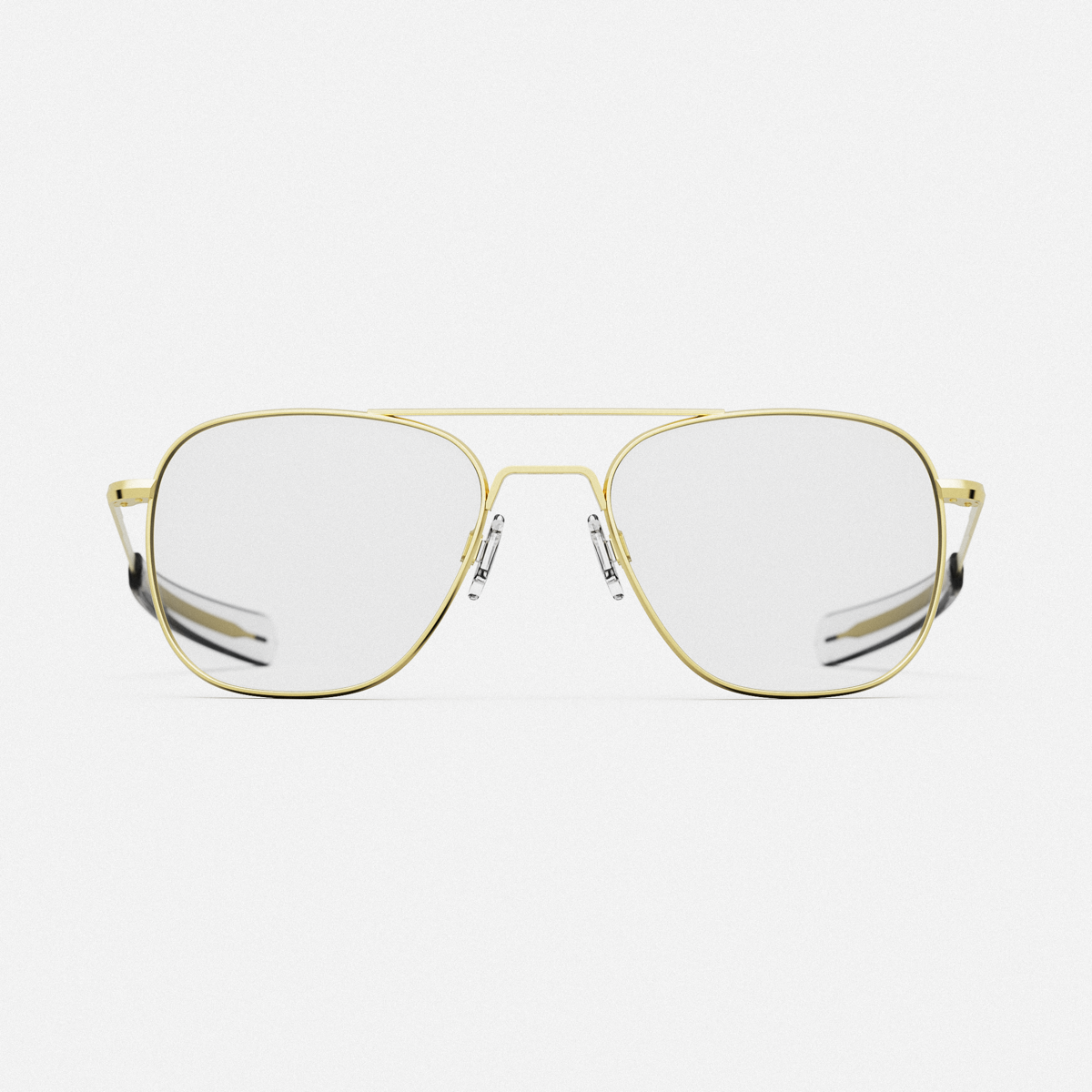 Aviator - Military Special Edition - 23k Gold & Clear - Prescription Eyewear