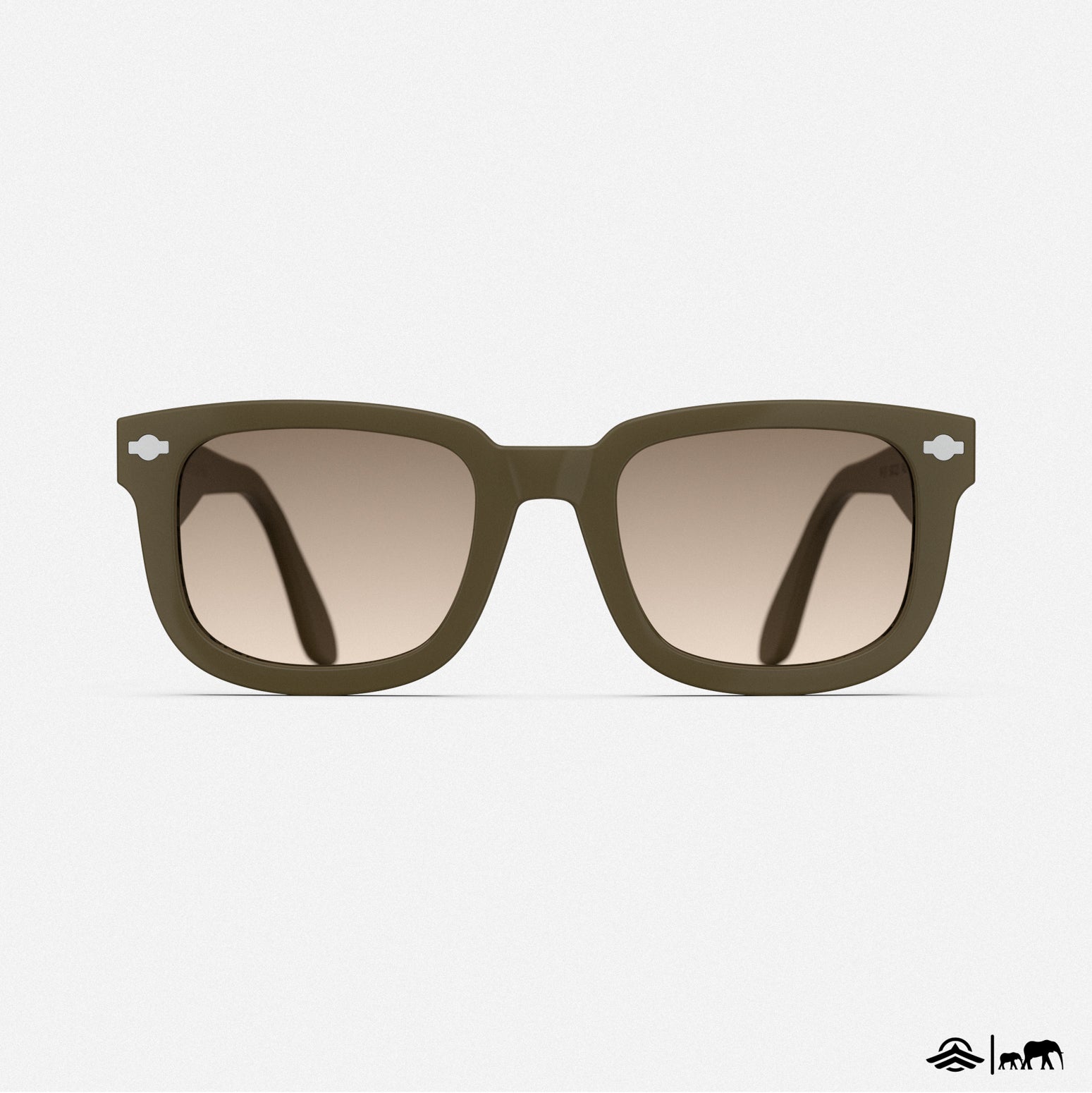 Randolph x BKc P-51 - Military Olive Acetate & Cape Sand Lens