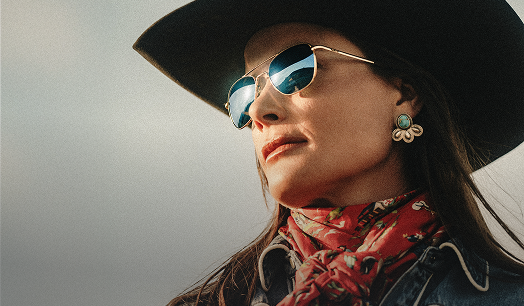 BLUE LENS SUNGLASSES