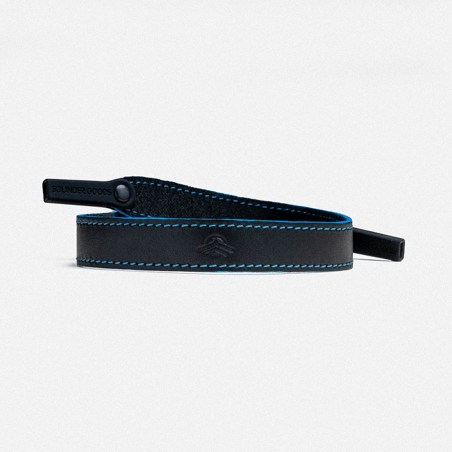 Randolph x Shelby - Super Snake Leather Sunglasses Strap - Grabber Blue